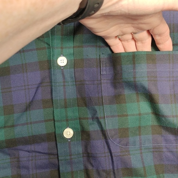 Brooks Brothers Milano men's long sleeved button down shirt size medium - Picture 3 of 9